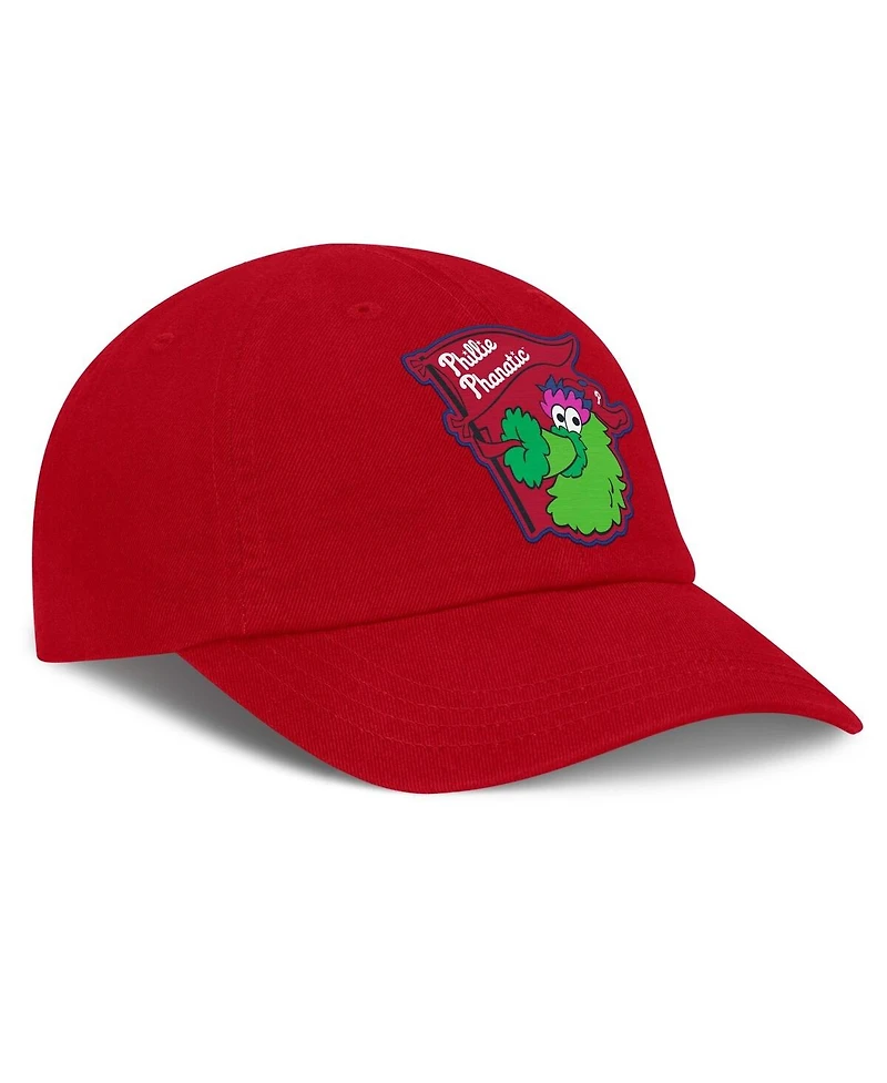 Nike Baby Boys and Girls Red Philadelphia Phillies Mascot Club Flex Hat