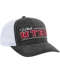 Colosseum Men's and Women's Gray Utah Utes Billy 2400 Adjustable Trucker Hat