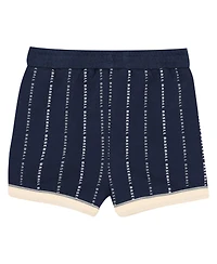 Outerstuff Baby Boys and Girls 2-Piece White/Navy New York Yankees Lead Run Diaper Cover Bodysuit Shorts Set