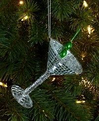 Holiday Lane Disco Brights Cocktail Glass Ornament, Macy's Exclusive