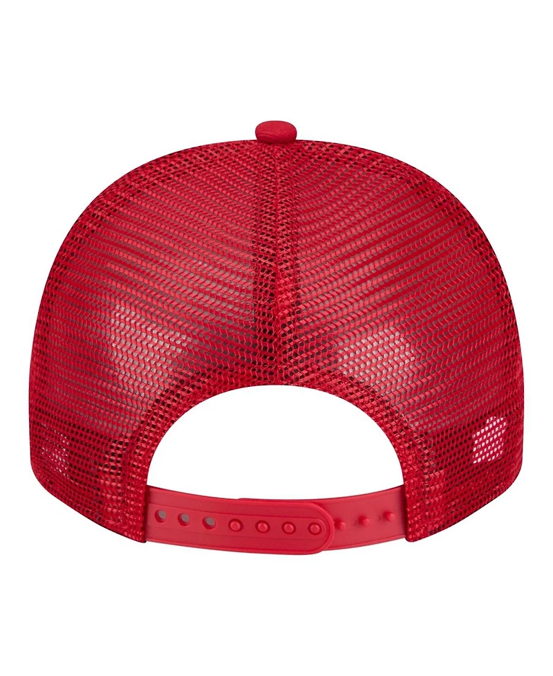 New Era Big Boys and Girls Red Philadelphia Phillies Logo Fade A-Frame 9FIFTY Snapback Hat