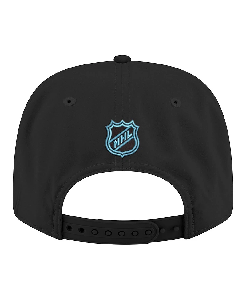 New Era Men's Black Utah Mammoth 9SEVENTY Stretch-Snap Adjustable Hat