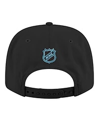 New Era Men's Black Utah Mammoth 9SEVENTY Stretch-Snap Adjustable Hat