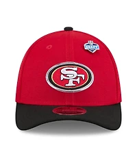 New Era Men's Scarlet/Black San Francisco 49ers 2026 Nfl Draft 39THIRTY M-Crown Flex Hat