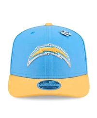 New Era Men's Powder Blue/Gold Los Angeles Chargers 2026 Nfl Draft 9SEVENTY Adjustable Hat