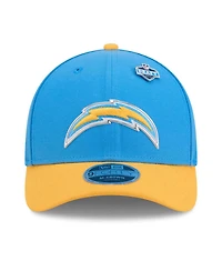 New Era Men's Powder Blue/Gold Los Angeles Chargers 2026 Nfl Draft 9FORTY M-Crown Adjustable Hat
