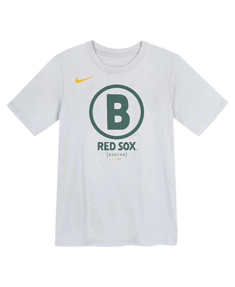 Nike Preschool White Boston Red Sox City Connect Logo T-Shirt