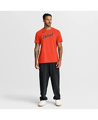 Nike Men's Orange Detroit Tigers Alternate Wordmark T-Shirt