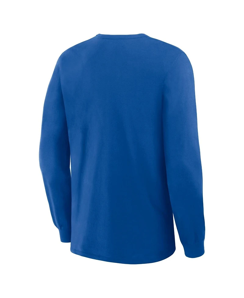 Fanatics Men's Royal Toronto Blue Jays Lock-Up Legacy Long Sleeve T-Shirt