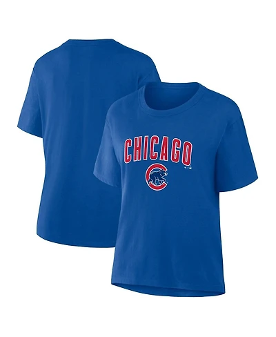 Fanatics Women's Royal Chicago Cubs Lockup Legacy T-Shirt