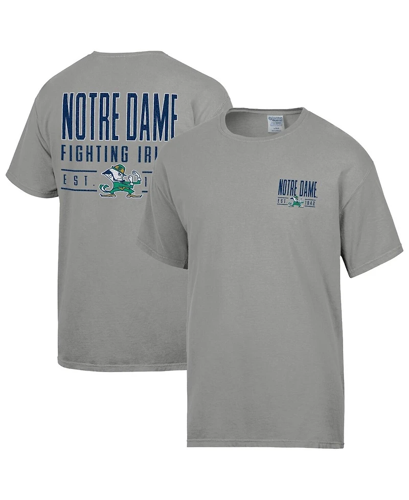 Comfortwash Men's Gray Notre Dame Fighting Irish Big Name T-Shirt