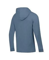 Comfortwash Men's Blue Michigan Wolverines Long Sleeve Hooded T-Shirt