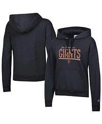 Champion Women's Black San Francisco Giants Vintage Powerblend Hoodie