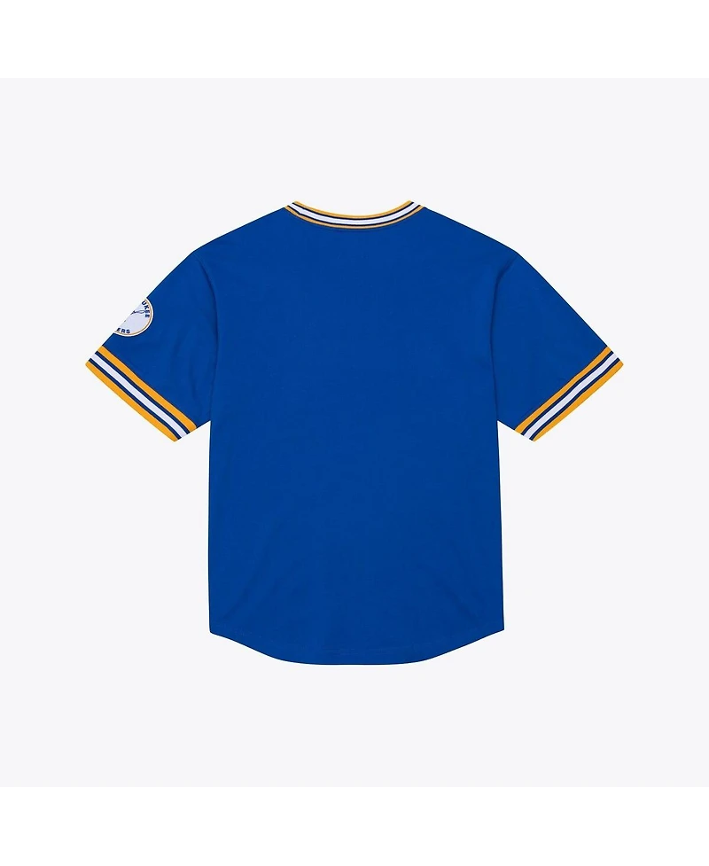 Mitchell & Ness Men's Royal Milwaukee Brewers Wild Pitch Ringer T-Shirt