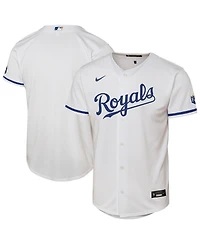 Nike Big Boys and Girls White Kansas City Royals Home Stadium Jersey