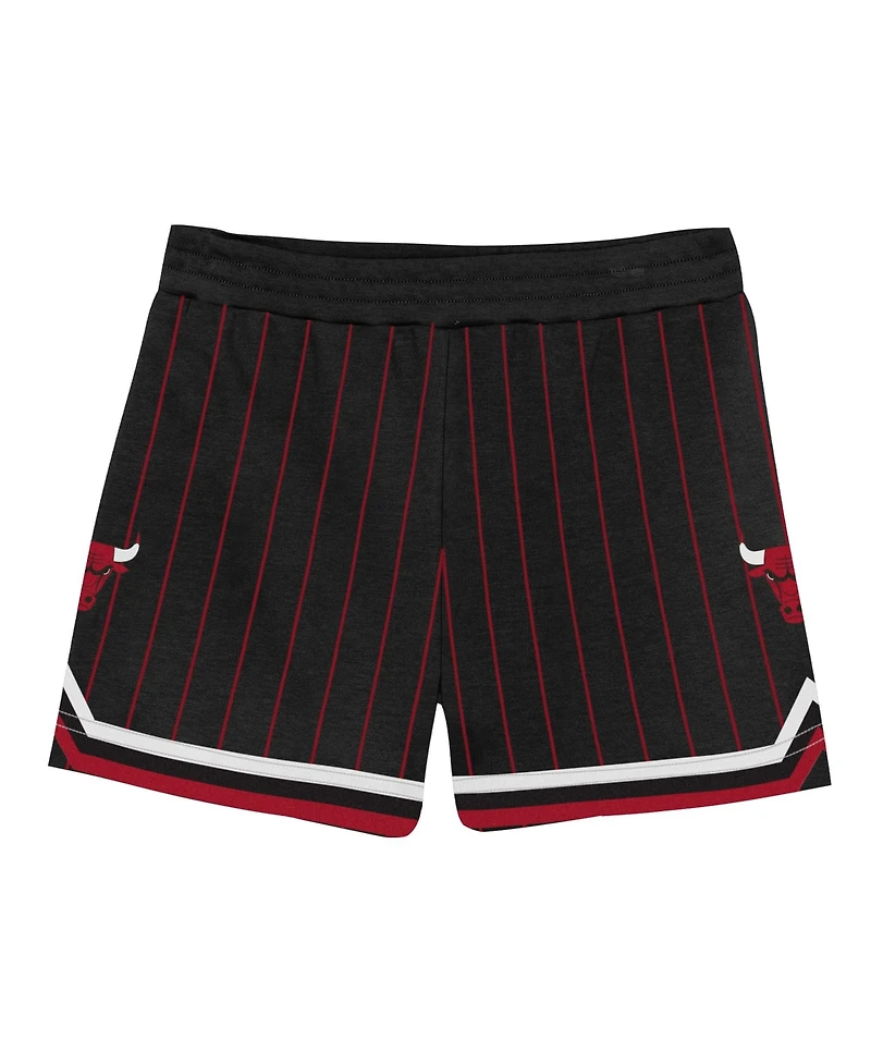 Mitchell & Ness Toddler 2-Piece Dennis Rodman Black Chicago Bulls Play by Place T-Shirt and Shorts Set