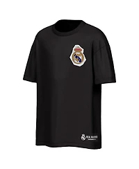 Outerstuff Men's Black Real Madrid Oversized Ransom T-Shirt