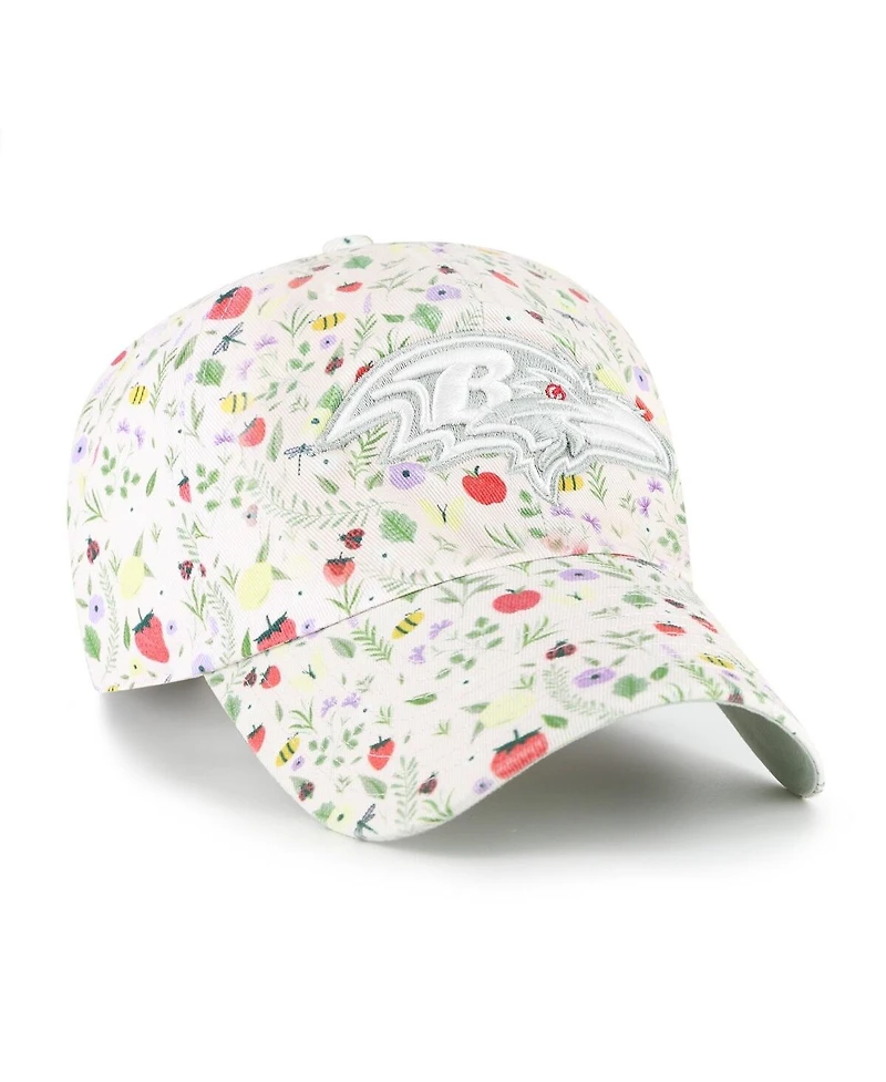 '47 Brand Women's Light Pink Baltimore Ravens Posey Clean Up Adjustable Hat