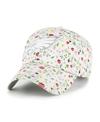 '47 Brand Big Girls Light Pink Philadelphia Eagles Posey Clean Up Adjustable Hat