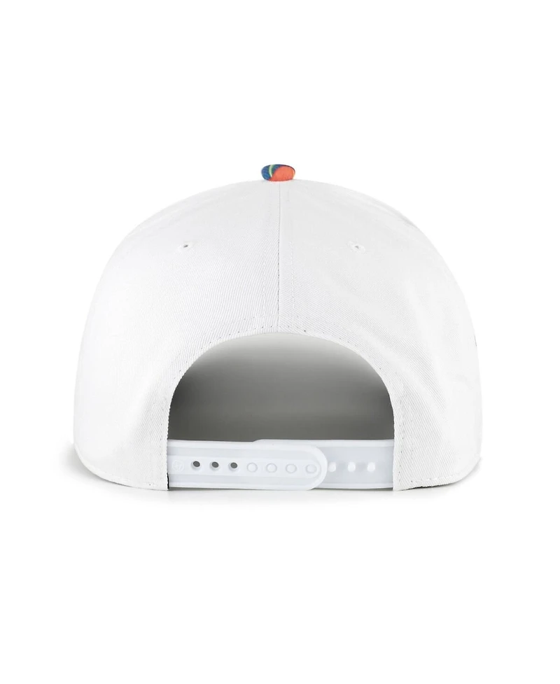 '47 Brand Men's White/Navy Denver Broncos Beach Side Hitch Adjustable Hat