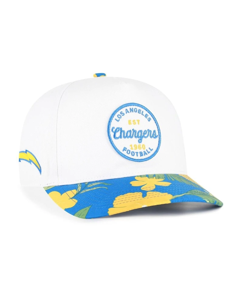 '47 Brand Men's White/Powder Blue Los Angeles Chargers Beach Side Hitch Adjustable Hat