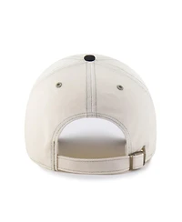 '47 Brand Men's Natural/Black Atlanta Braves Keepsake Collection Clean Up Adjustable Hat
