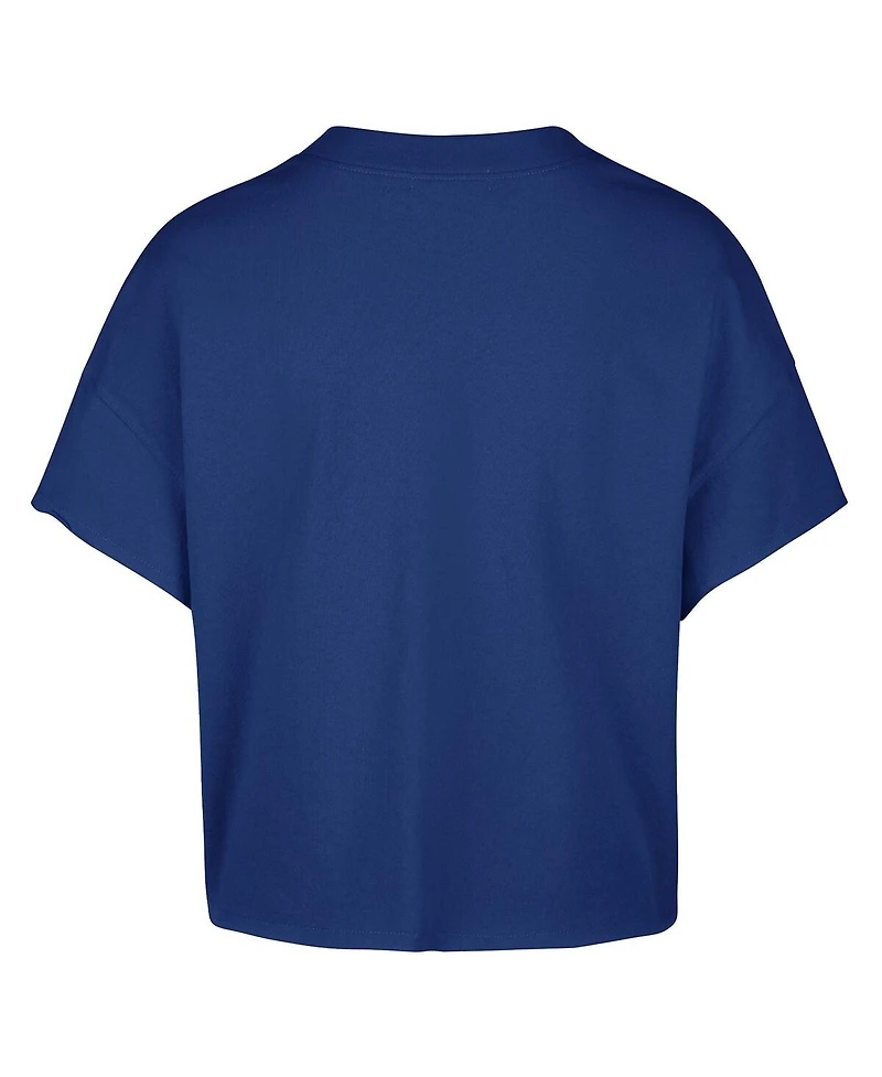 Stoney Clover Lane X '47 Brand Women's Royal New York Mets Oversized Notch Neck T-Shirt