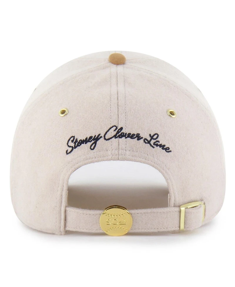 Stoney Clover Lane X '47 Brand Men's Natural/Tan Atlanta Braves Script Charm Clean Up Adjustable Hat