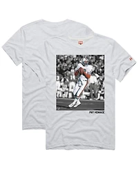 Homage Men's and Women's Dan Marino Ash Miami Dolphins Pay Tri-Blend T-Shirt