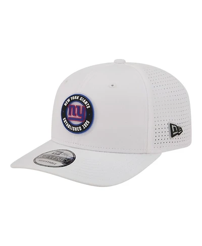 New Era Men's White New York Giants Coolera 9SEVENTY Adjustable Hat
