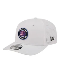 New Era Men's White New York Giants Coolera 9SEVENTY Adjustable Hat