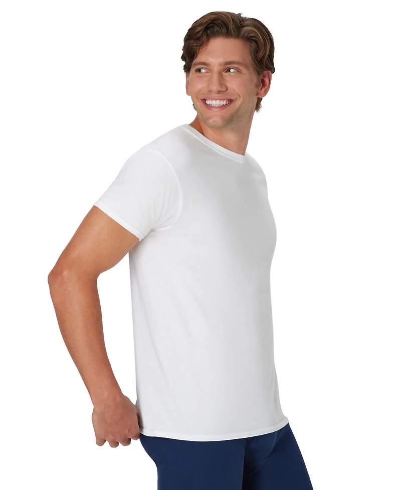 Hanes Men's Ultimate Crewneck Undershirts, 6-Pack