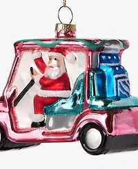 Holiday Lane Eclectic Charms Santa's Golf Cart Ornament, Macy's Exclusive