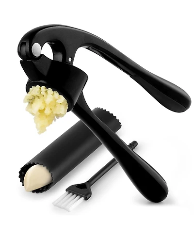 Premium Garlic Press Set - Rust Proof & Dishwasher Safe Professional Mincer Tool