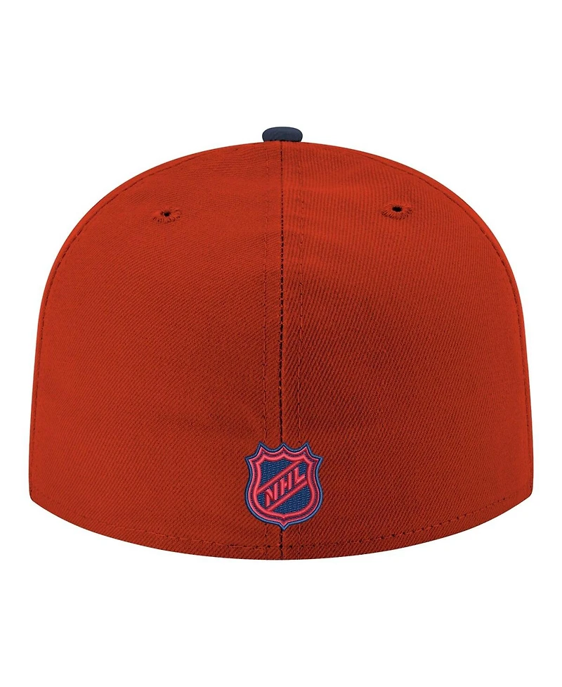 New Era Men's Red Montreal Canadiens Core Logo Two-Tone 59FIFTY Fitted Hat