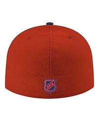 New Era Men's Red Montreal Canadiens Core Logo Two-Tone 59FIFTY Fitted Hat