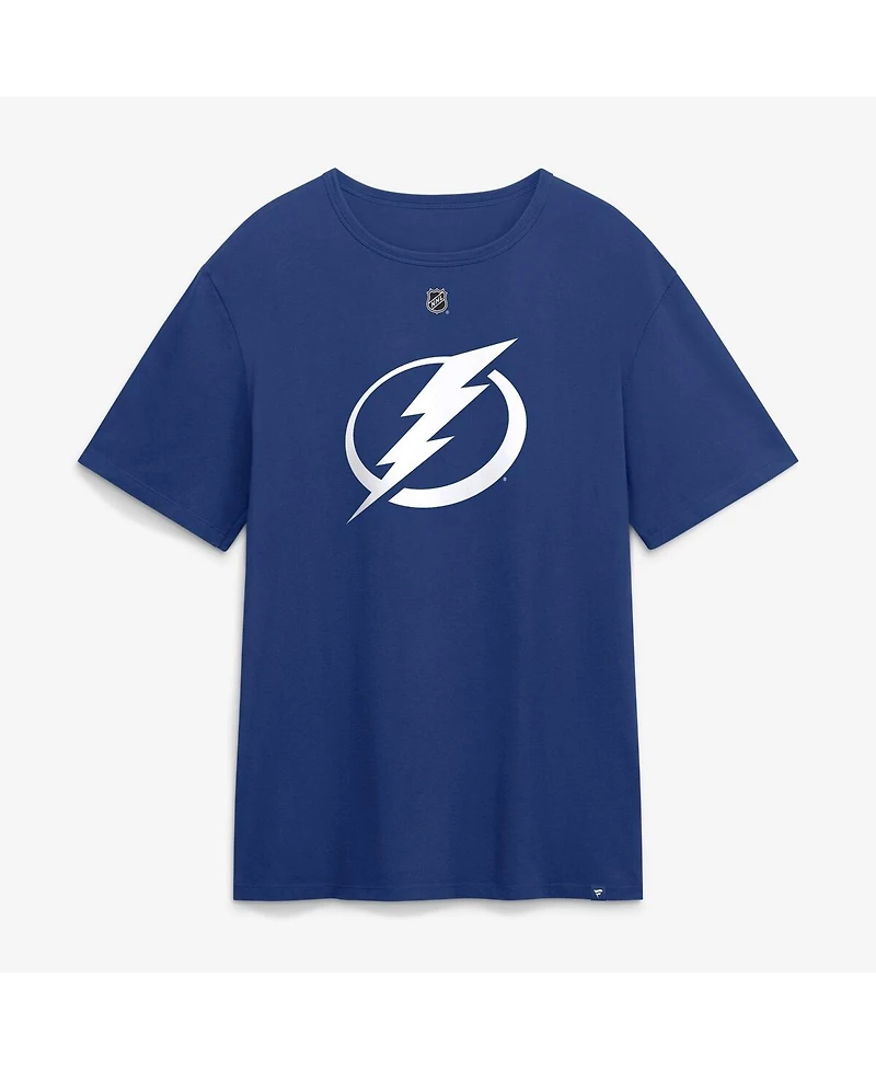 Fanatics Men's Corey Perry Blue Tampa Bay Lightning Authentic Stack Name and Number T-Shirt
