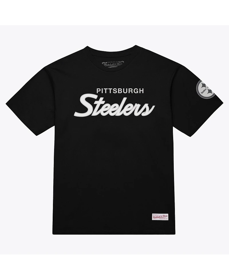 Mitchell & Ness Men's Black Pittsburgh Steelers Head Coach Classic T-Shirt