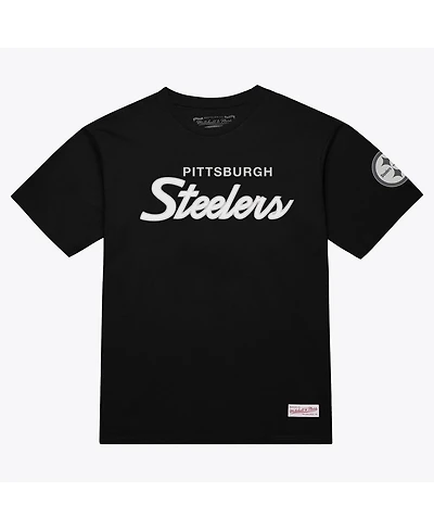 Mitchell & Ness Men's Black Pittsburgh Steelers Head Coach Classic T-Shirt