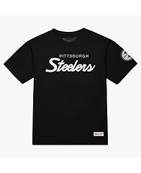 Mitchell & Ness Men's Black Pittsburgh Steelers Head Coach Classic T-Shirt