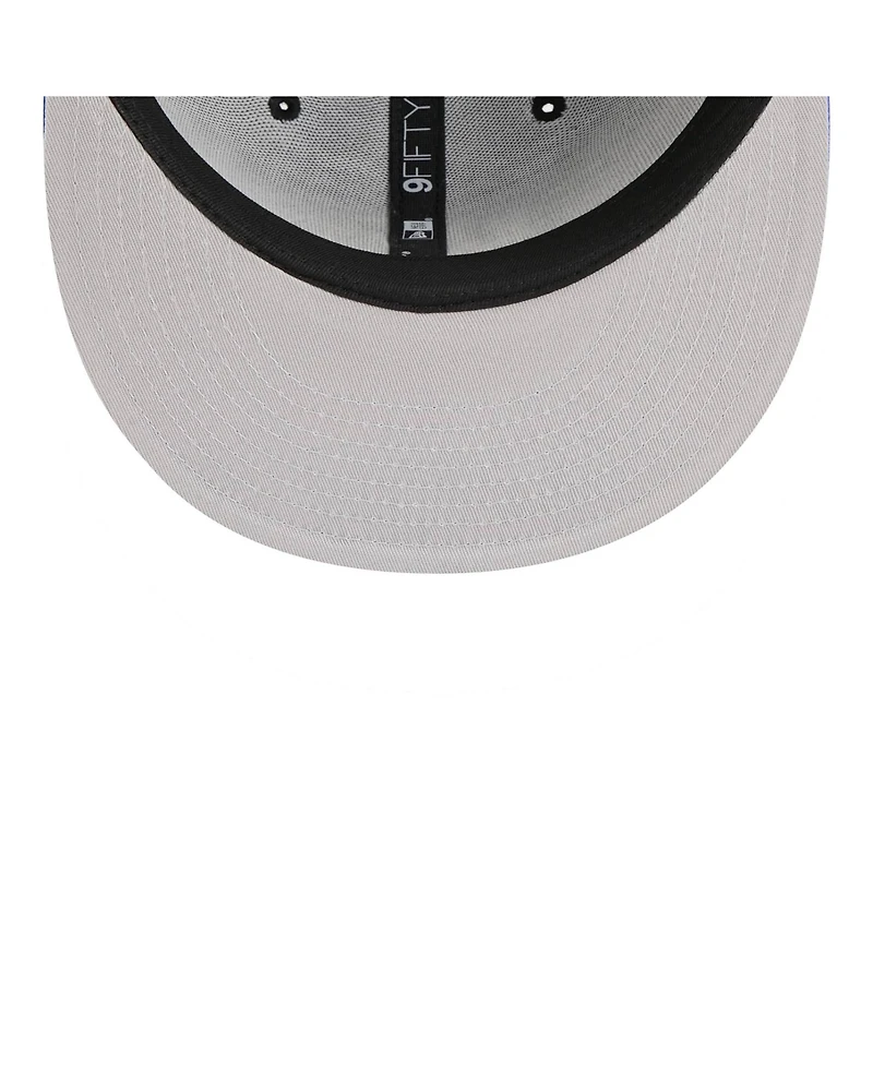 New Era Men's Black/Royal Los Angeles Rams 9FIFTY Snapback Hat