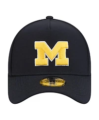 New Era Big Boys and Girls Navy Michigan Wolverines 9FORTY A-Frame Adjustable Hat