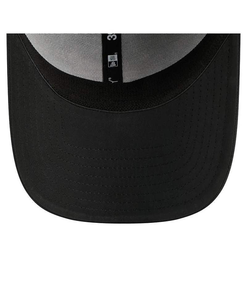 New Era Men's Black Detroit Red Wings Logo 39THIRTY Flex Hat