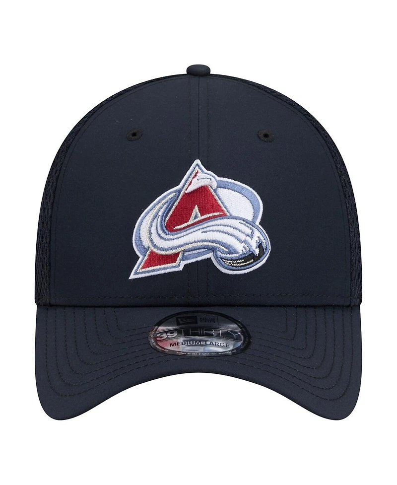 New Era Men's Navy Colorado Avalanche Logo 39THIRTY Flex Hat