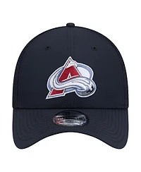 New Era Men's Navy Colorado Avalanche Logo 39THIRTY Flex Hat