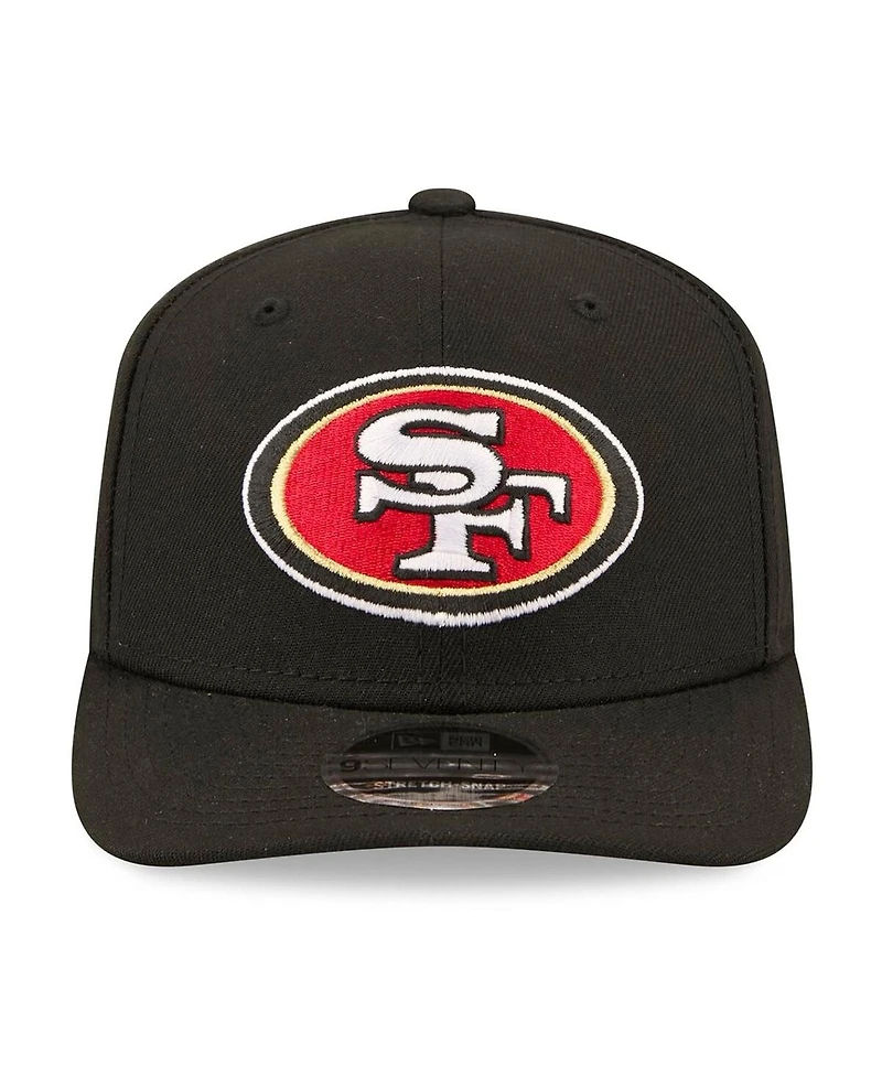 New Era Men's Black San Francisco 49ers 80th Anniversary 9SEVENTY Adjustable Hat