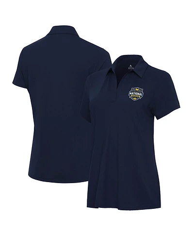 Antigua Men's Navy Michigan Wolverines 2026 Ncaa Basketball National Champions Victory Quarter-Zip Sweatshirt