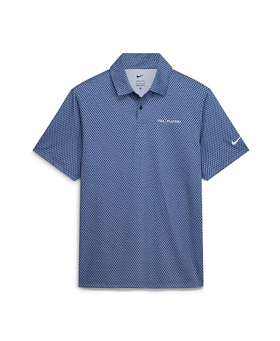 Nike Men's Blue The Players Velocity Micro Dri-fit Polo Shirt