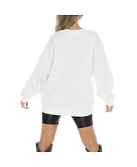 Gameday Couture Women's White St. John's Red Storm Fair Catch Pullover Sweatshirt