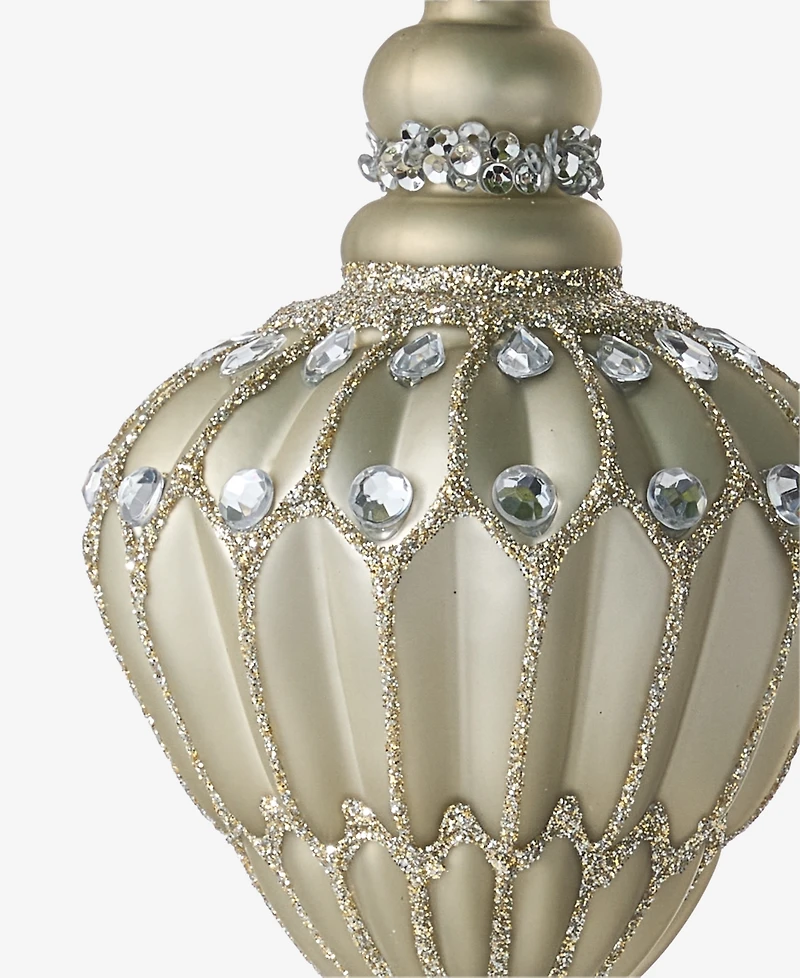 Holiday Lane Gilded Glamour Finial Ornament, Macy's Exclusive